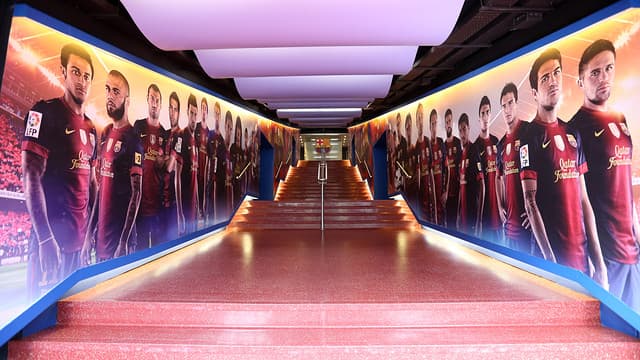 tunnel del giocatore Camp Nou